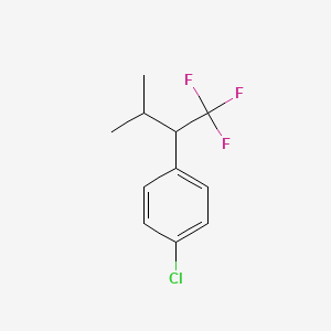 1-Chloro-4-(2-methyl-1-trifluoromethyl-propyl)benzene - 1204295-64-6