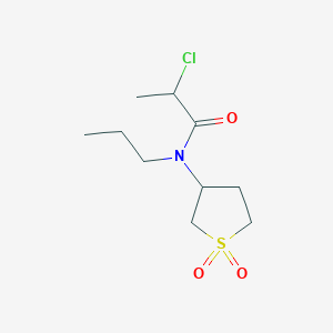 2-chloro-N-(1,1-dioxidotetrahydrothien-3-yl)-N-propylpropanamide - 1049604-90-1
