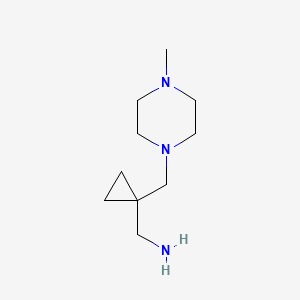 (1-((4-Methylpiperazin-1-yl)methyl)cyclopropyl)methanamine - 1015846-52-2