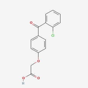 2-[4-(2-Chlorobenzoyl)phenoxy]acetic acid - 1211616-43-1
