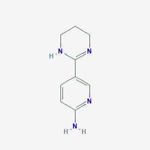 5-(1,4,5,6-Tetrahydropyrimidin-2-yl)pyridin-2-amine - 868260-18-8