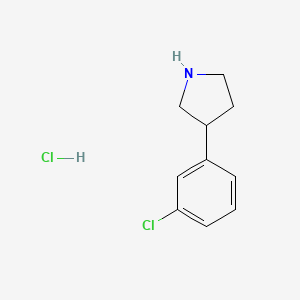 3-(3-Chlorophenyl)pyrrolidine hydrochloride - 1095545-16-6