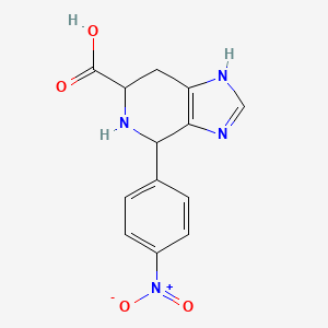 4-(4-Nitrophenyl)-4,5,6,7-tetrahydro-3H-imidazo[4,5-c]pyridine-6-carboxylic acid - 1103335-68-7