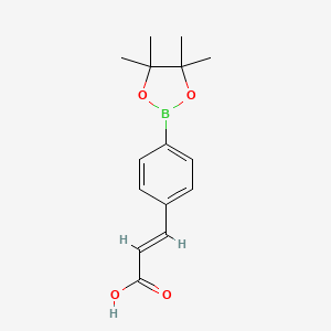 (E)-3-(4-(4,4,5,5-Tetramethyl-1,3,2-dioxaborolan-2-YL)phenyl)acrylic acid - 1072944-97-8
