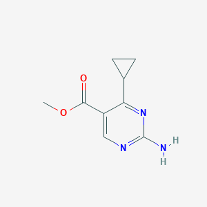 Methyl 2-amino-4-cyclopropylpyrimidine-5-carboxylate - 1133115-42-0
