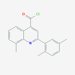 2-(2,5-Dimethylphenyl)-8-methylquinoline-4-carbonyl chloride - 1160254-19-2