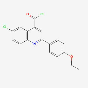 6-Chloro-2-(4-ethoxyphenyl)quinoline-4-carbonyl chloride - 1160263-33-1