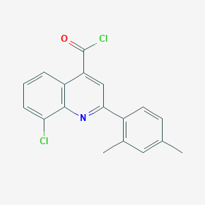 8-Chloro-2-(2,4-dimethylphenyl)quinoline-4-carbonyl chloride - 1160256-46-1