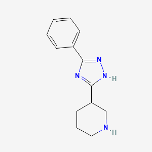 3-(3-phenyl-1H-1,2,4-triazol-5-yl)piperidine - 933684-80-1