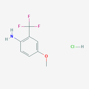 4-Methoxy-2-(trifluoromethyl)aniline hydrochloride - 1185304-48-6