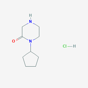 1-Cyclopentyl-piperazin-2-one hydrochloride - 1185300-00-8