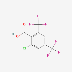 2-Chloro-4,6-bis(trifluoromethyl)benzoic acid - 916420-47-8