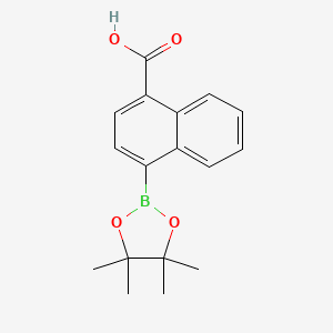 4-(4,4,5,5-Tetramethyl-1,3,2-dioxaborolan-2-yl)-1-naphthoic acid - 1073353-77-1