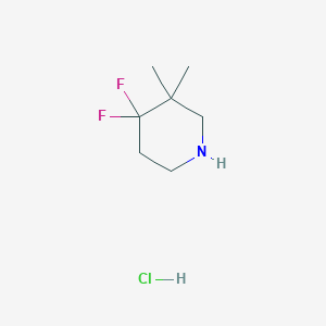 4,4-Difluoro-3,3-dimethylpiperidine hydrochloride - 1198285-09-4