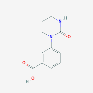 3-(2-Oxo-1,3-diazinan-1-yl)benzoic acid - 1140242-88-1