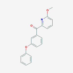 6-Methoxy-2-(3-phenoxybenzoyl)pyridine - 1187167-88-9