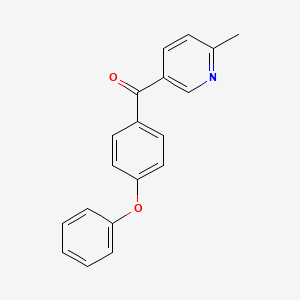2-Methyl-5-(4-phenoxybenzoyl)pyridine - 1187170-18-8