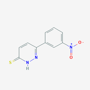 6-(3-Nitrophenyl)pyridazine-3-thiol - 1225715-73-0