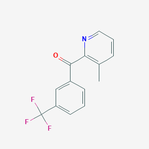 3-Methyl-2-(3-trifluoromethylbenzoyl)pyridine - 1187170-51-9