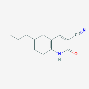2-Oxo-6-propyl-1,2,5,6,7,8-hexahydroquinoline-3-carbonitrile - 1248123-19-4