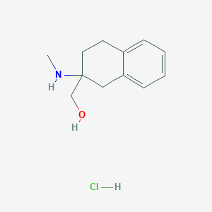 [2-(Methylamino)-1,2,3,4-tetrahydronaphthalen-2-yl]methanol hydrochloride - 1258650-77-9