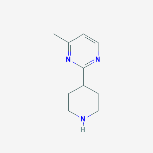 4-Methyl-2-(piperidin-4-yl)pyrimidine - 1316218-93-5