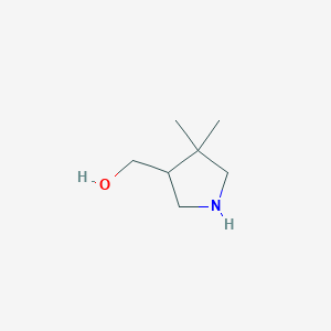(4,4-Dimethylpyrrolidin-3-yl)methanol - 1784059-76-2