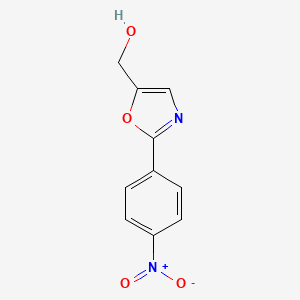 [2-(4-Nitrophenyl)-1,3-oxazol-5-yl]methanol - 1315365-55-9