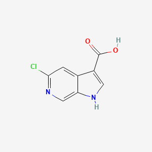 5-Chloro-1H-pyrrolo[2,3-c]pyridine-3-carboxylic acid - 1067193-36-5