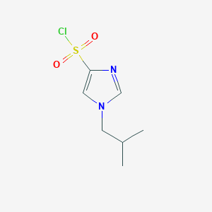 1-(2-methylpropyl)-1H-imidazole-4-sulfonyl chloride - 1339876-92-4