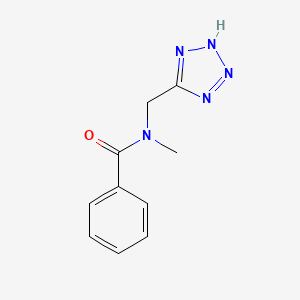 N-methyl-N-(2H-1,2,3,4-tetrazol-5-ylmethyl)benzamide - 1333806-14-6