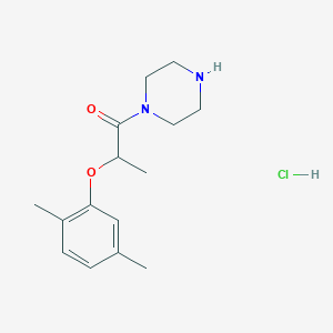 2-(2,5-Dimethylphenoxy)-1-(piperazin-1-yl)propan-1-one hydrochloride - 1334148-87-6
