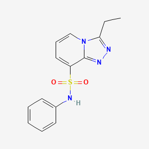 3-ethyl-N-phenyl-[1,2,4]triazolo[4,3-a]pyridine-8-sulfonamide - 1291487-06-3