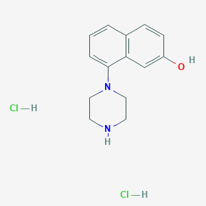 8-Piperazin-1-YL-naphthalen-2-OL dihydrochloride - 1303968-32-2