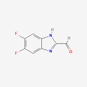 5,6-DIFLUORO-1H-BENZOIMIDAZOLE-2-CARBALDEHYDE - 1263379-05-0