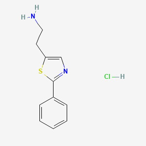 2-(2-Phenyl-thiazol-5-YL)-ethylamine hydrochloride - 1187930-82-0