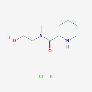 N-(2-Hydroxyethyl)-N-methyl-2-piperidinecarboxamide hydrochloride - 1236254-64-0