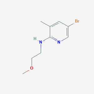 5-bromo-N-(2-methoxyethyl)-3-methylpyridin-2-amine - 1220028-45-4