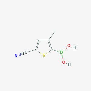 (5-Cyano-3-methylthiophen-2-yl)boronic acid - 860617-72-7