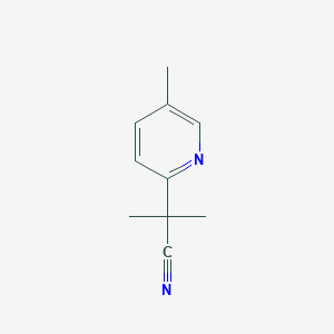 2-Methyl-2-(5-methylpyridin-2-yl)propanenitrile - 929021-97-6
