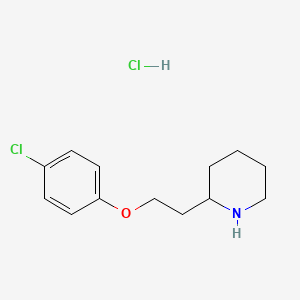 2-[2-(4-Chlorophenoxy)ethyl]piperidine hydrochloride - 72834-31-2