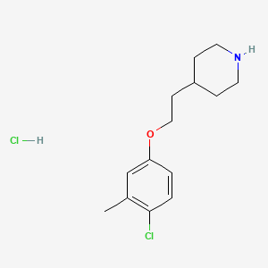 4-[2-(4-Chloro-3-methylphenoxy)ethyl]piperidine hydrochloride - 1219981-23-3