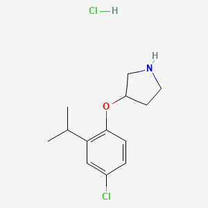3-(4-Chloro-2-isopropylphenoxy)pyrrolidine hydrochloride - 1220027-79-1