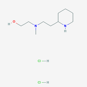 2-{Methyl[2-(2-piperidinyl)ethyl]amino}-1-ethanol dihydrochloride - 1220035-54-0