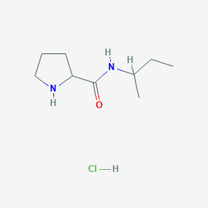 N-(sec-Butyl)-2-pyrrolidinecarboxamide hydrochloride - 1236255-05-2