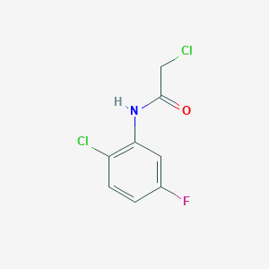 2-chloro-N-(2-chloro-5-fluorophenyl)acetamide - 1334492-01-1