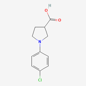 1-(4-Chlorophenyl)pyrrolidine-3-carboxylic acid - 933719-76-7