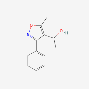 1-(5-Methyl-3-phenylisoxazol-4-yl)ethanol - 6497-24-1
