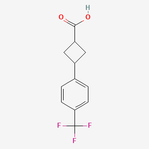 3-[4-(Trifluoromethyl)phenyl]cyclobutane-1-carboxylic acid - 143589-58-6