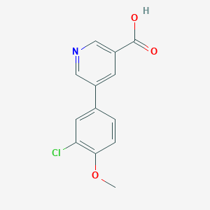 5-(3-Chloro-4-methoxyphenyl)nicotinic acid - 1261960-17-1